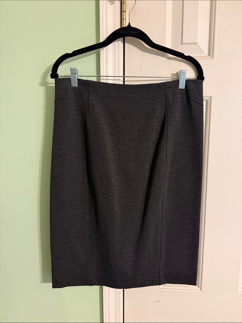 Ann Taylor Charcoal Gray Pencil Skirt